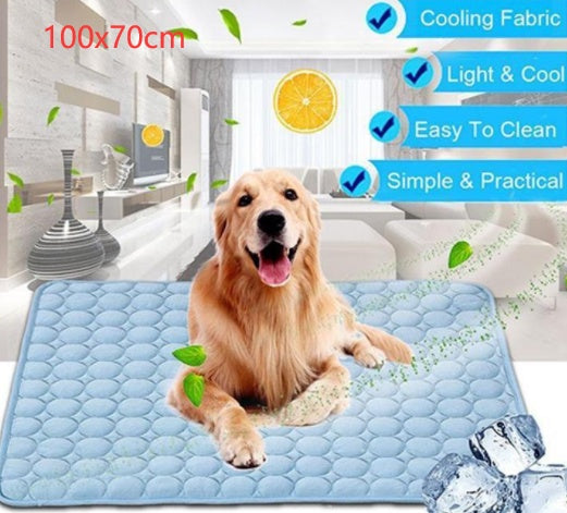 Ice Silk Cooling Pad for Dogs & Cats – Summer Nest Mat