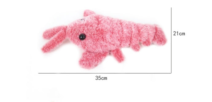 Electric Flopping Lobster Cat Toy – USB Rechargeable Plush Pet Toy