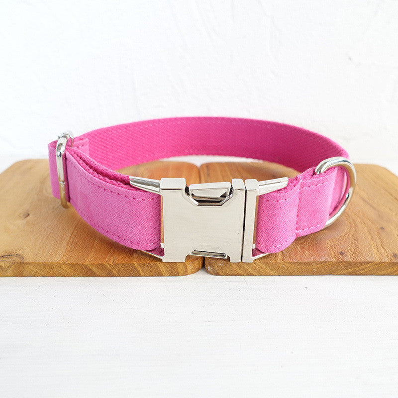 Dog Collar & Leash Set – Bite-Resistant Traction Rope for Pets