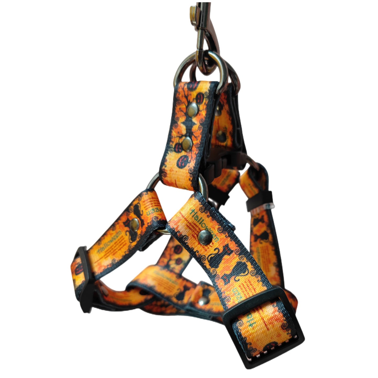 Pet Dog Print Harness & Leash Set – Adjustable Chest Strap