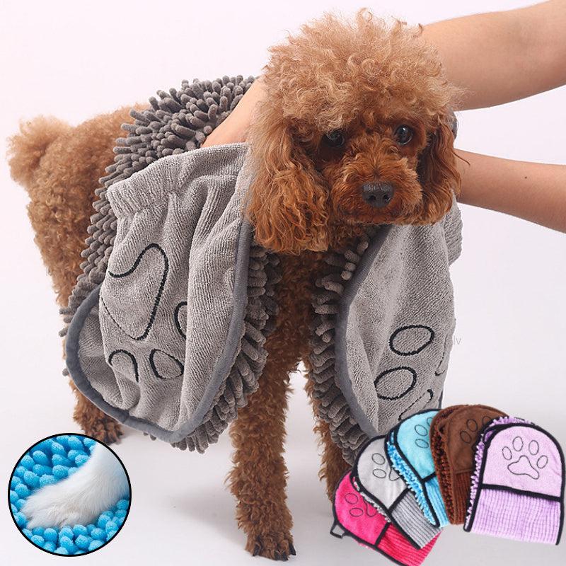 Microfiber Pet Towel – Super Absorbent & Quick-Drying
