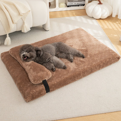 Winter Warm Pet Mat – Comfortable Pineapple Plaid Bed for Cats & Dogs