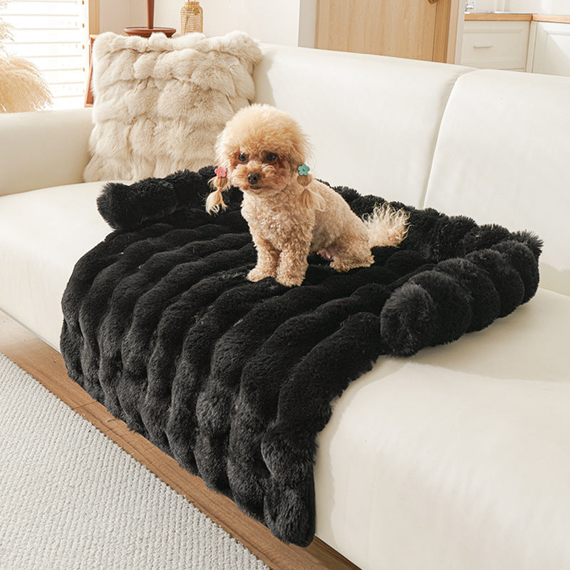 Winter Thickened Dog Mat – Thermal Non-Slip Bed for Pets