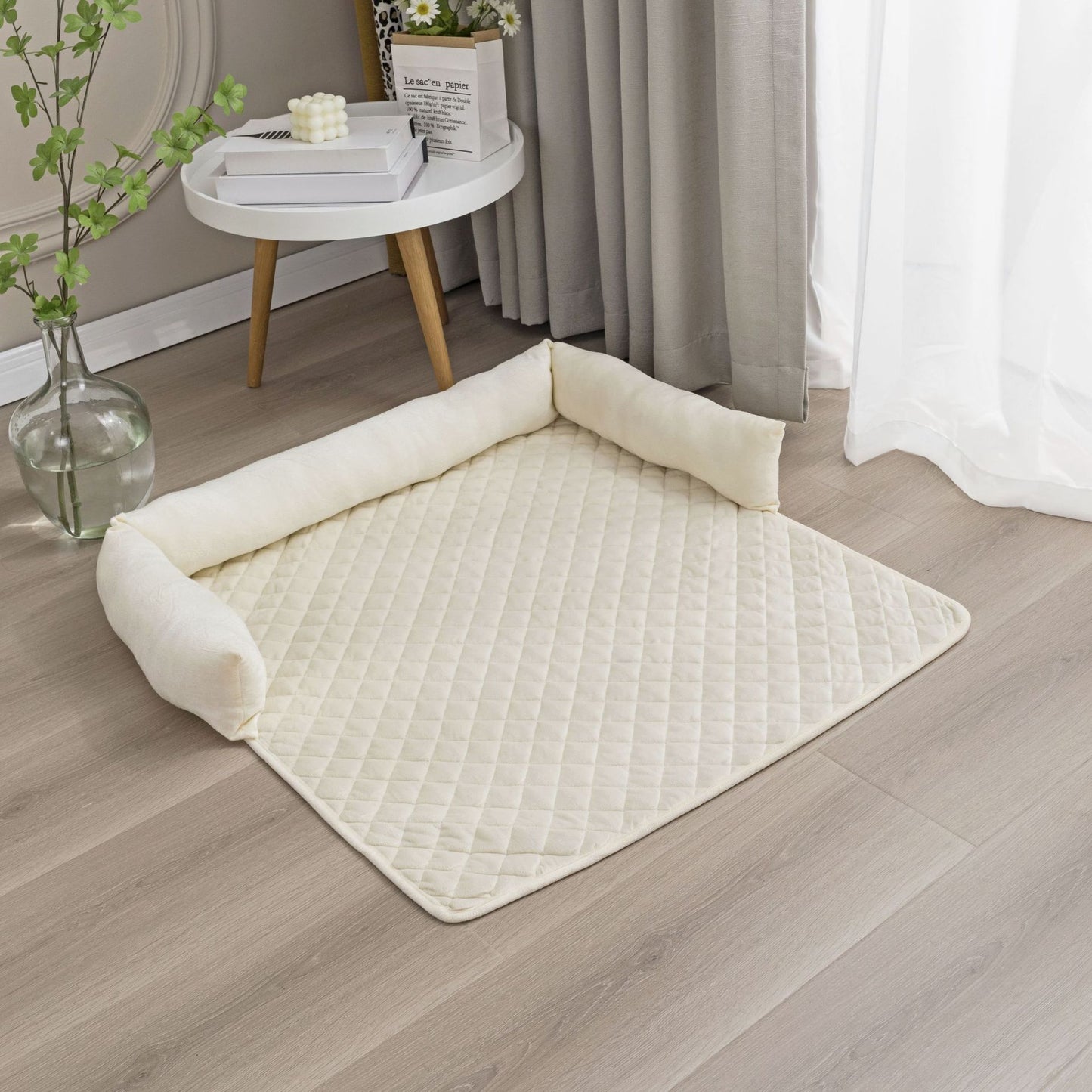 Plush Pet Sofa Bed – Cozy Nest with Removable & Washable Cover