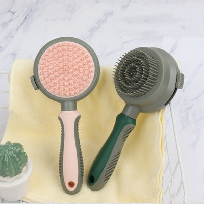 Self-Cleaning Pet Hair Removal Brush – Double-Sided Comb