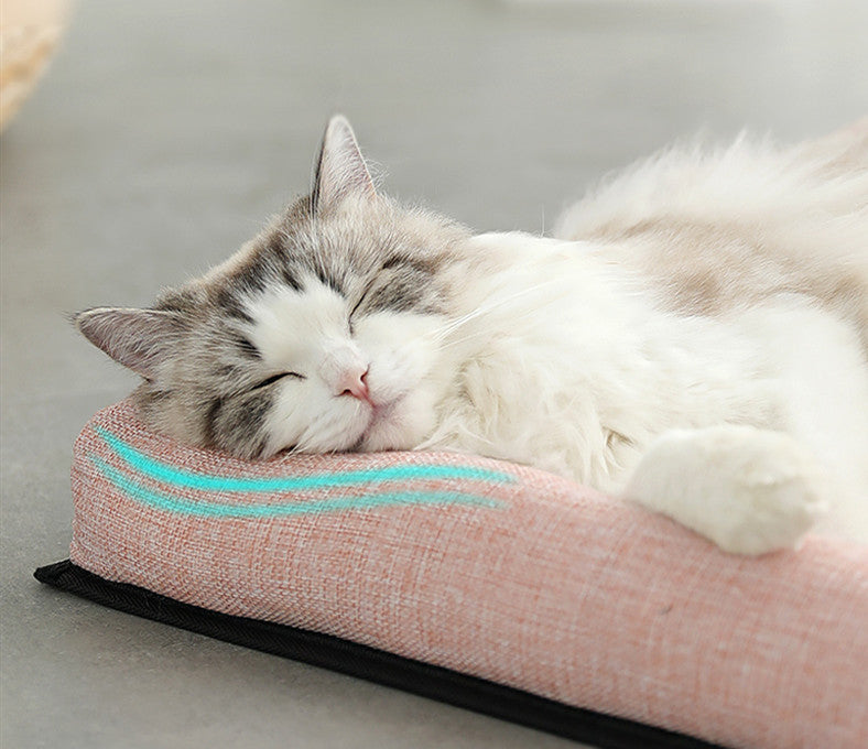 Summer Cooling Pet Mat – Breathable Sleeping Pad for Cats & Dogs