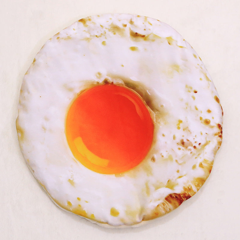 Simulation 3D Pizza Avocado Omelette Pet Warm Blanket Mat Bed Soft Thickened