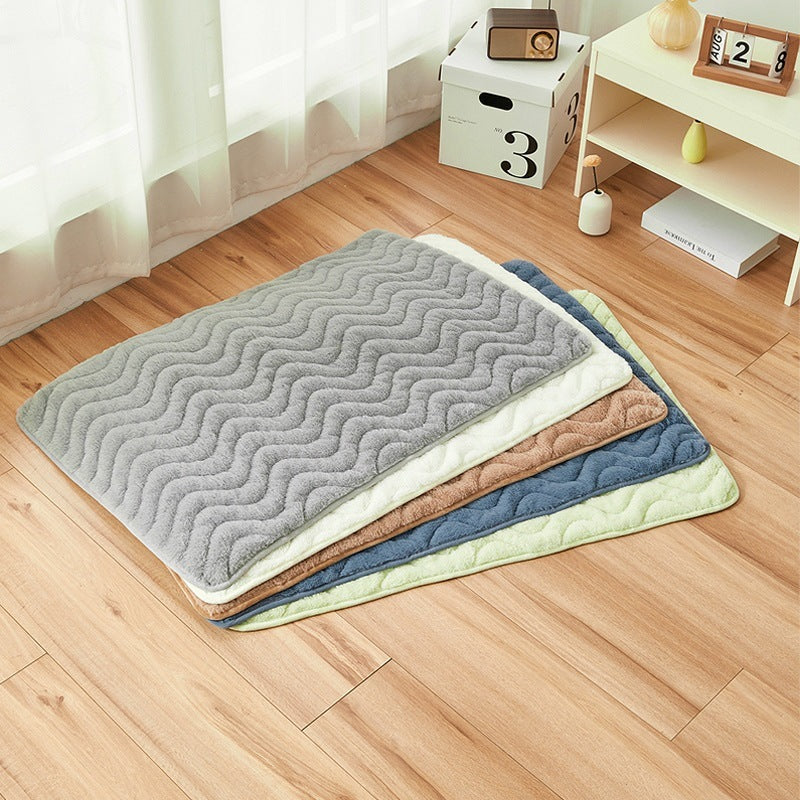 Plush Thickened Pet Sleeping Mat – Warm Cushion for Dogs & Cats