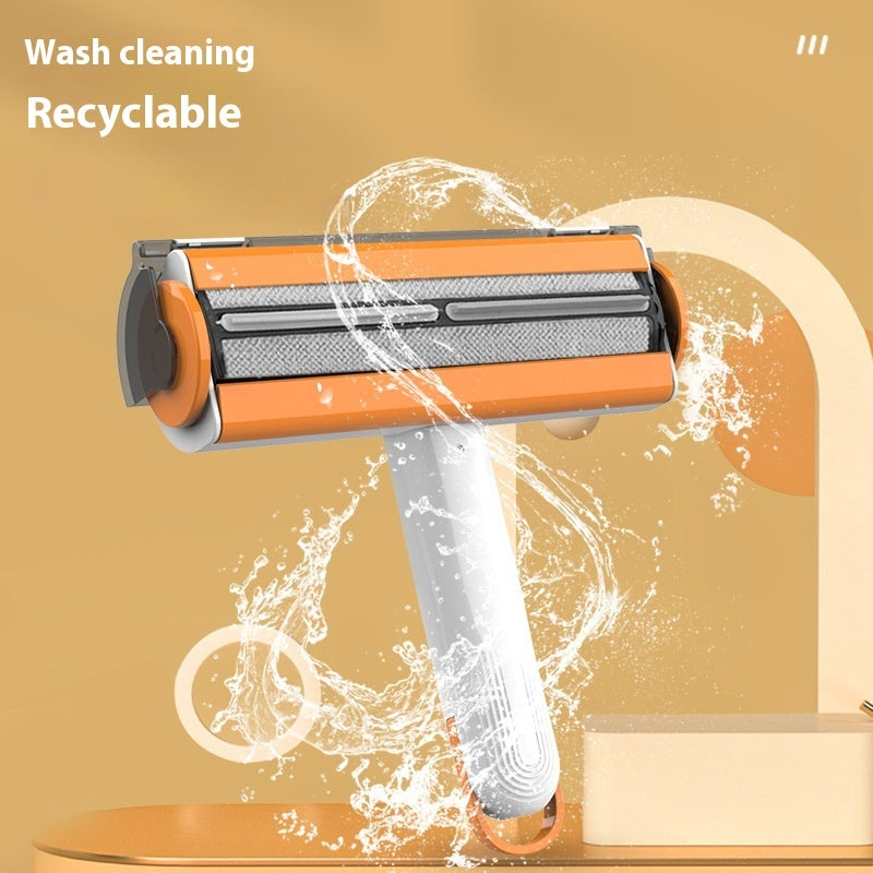 2-in-1 Pet Hair Removal Roller – Portable & Washable Lint Brush