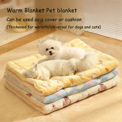 Autumn & Winter Warm Dog Blanket – Small Dog Bed Mat