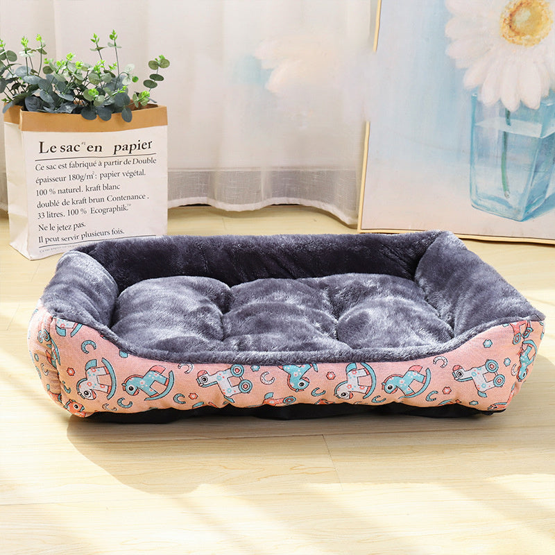 Winter Warm Pet Dog Bed Cozy Indoor Sleeping Nest