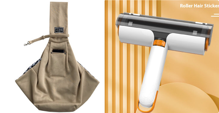 2-in-1 Pet Hair Removal Roller – Portable & Washable Lint Brush