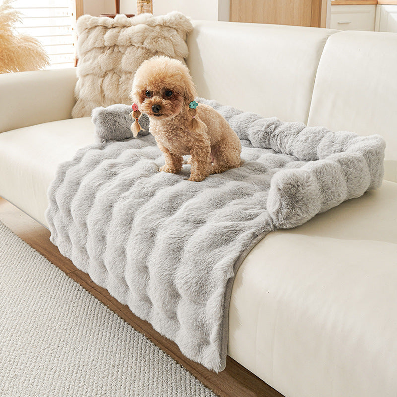 Winter Thickened Dog Mat – Thermal Non-Slip Bed for Pets