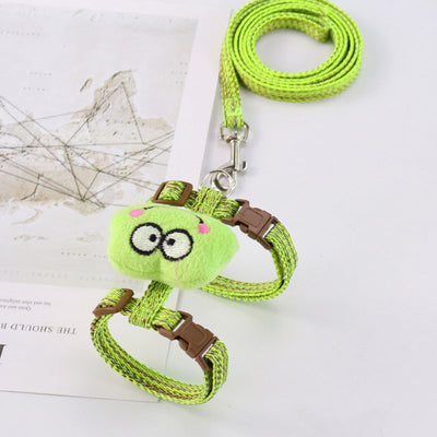 Adjustable I-Shaped Cat Harness – Pet Walking Chest Strap