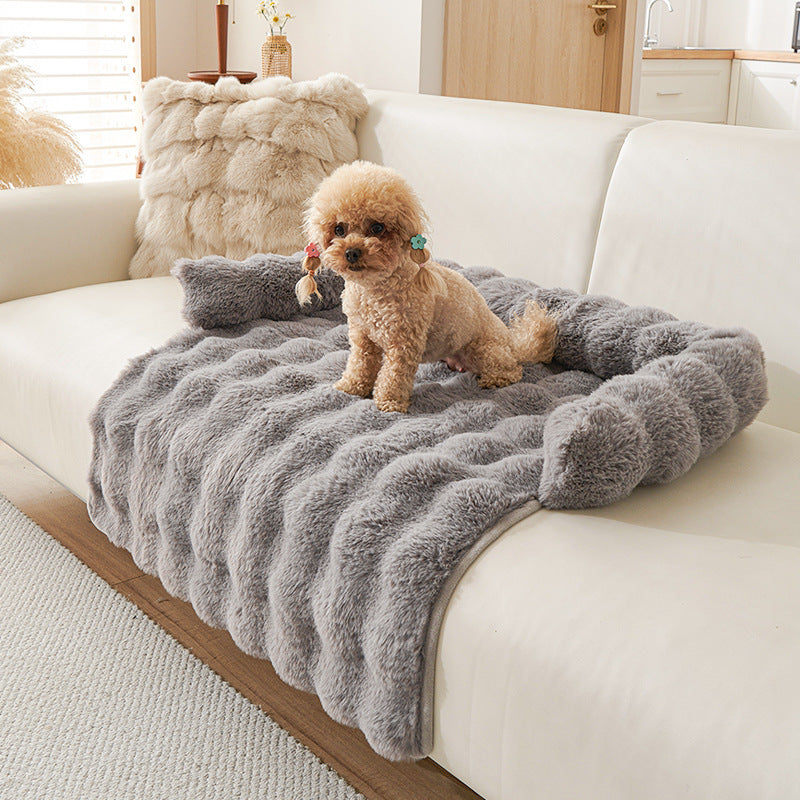 Winter Thickened Dog Mat – Thermal Non-Slip Bed for Pets