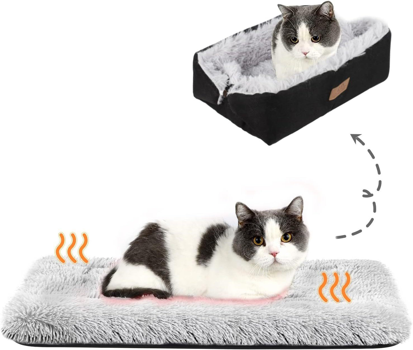 Self-heating Plush Washable Dog Kennel Sleeping Mat