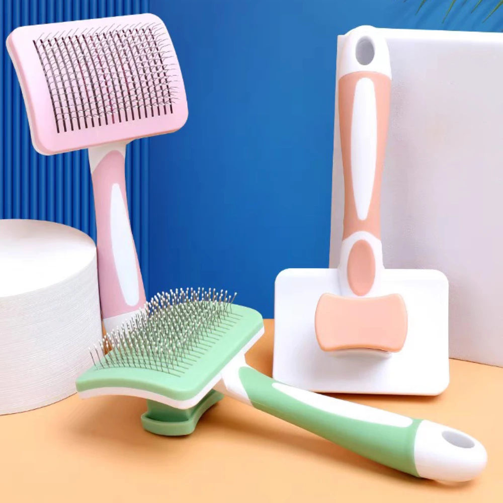 Self-Cleaning Slicker Brush – Hair Remover