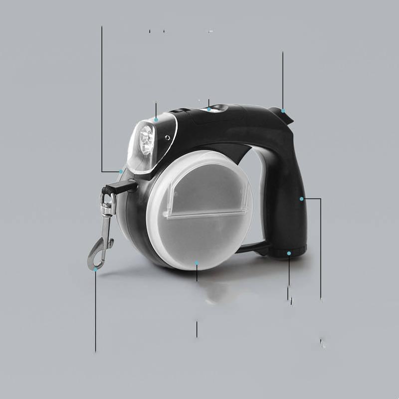 LED Retractable Pet Leash – Automatic Dog & Cat Traction Rope