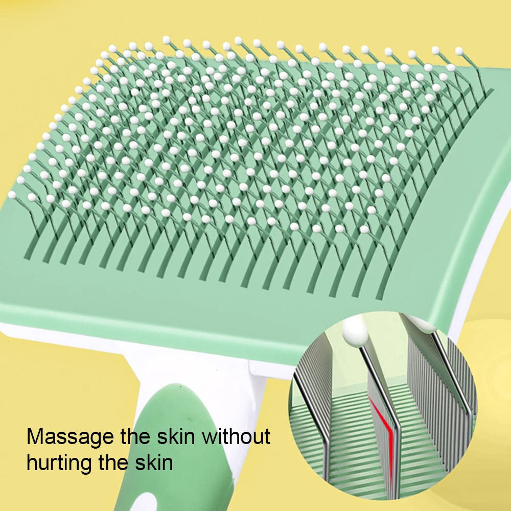 Self-Cleaning Slicker Brush – Hair Remover