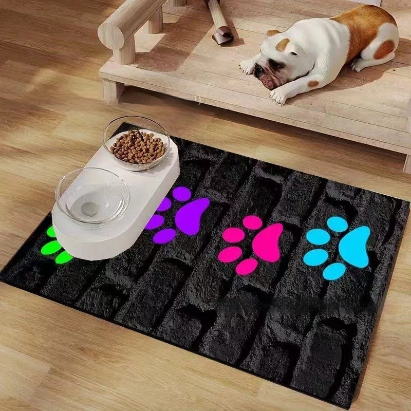Pet Diatomaceous Earth Feeding Mat Waterproof Quick Dry Placemat