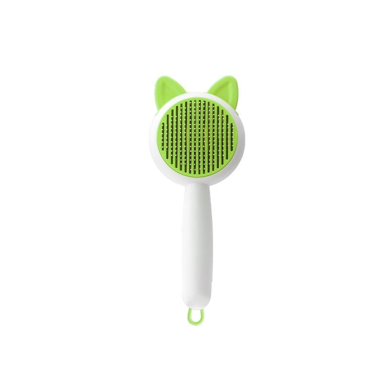 Self-Cleaning Pet Hair Remover Brush – Grooming Comb