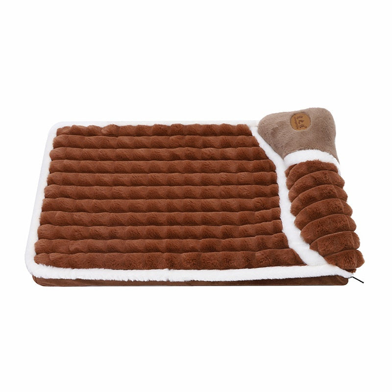 Large Rabbit Fur Pet Floor Mat Soft Plush Rug