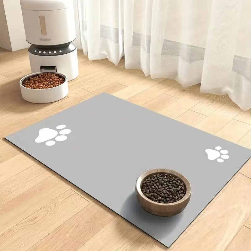 Pet Diatomaceous Earth Feeding Mat Waterproof Quick Dry Placemat