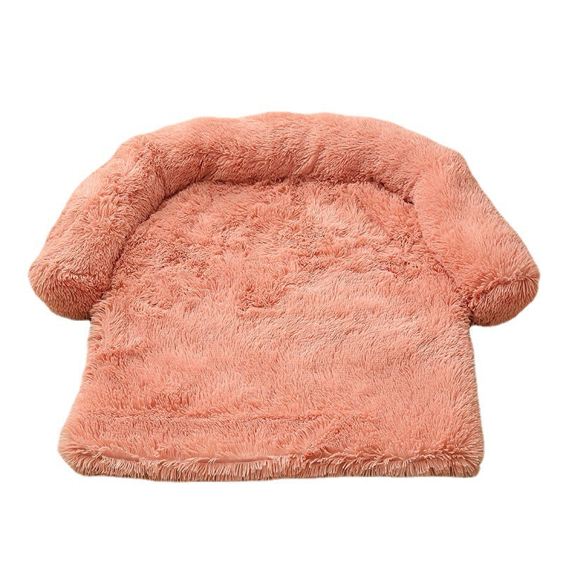 Plush Winter Dog Sofa Cushion