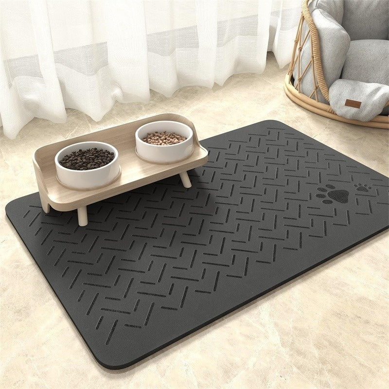 Pet Diatomaceous Earth Feeding Mat Waterproof Quick Dry Placemat