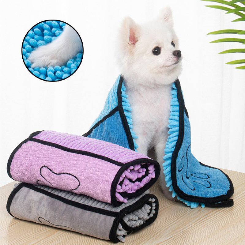 Microfiber Pet Towel – Super Absorbent & Quick-Drying