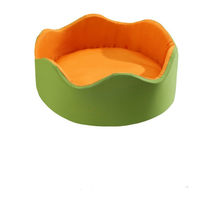 Ice Silk Pet Bed – Breathable Cooling Nest for Dogs & Cats