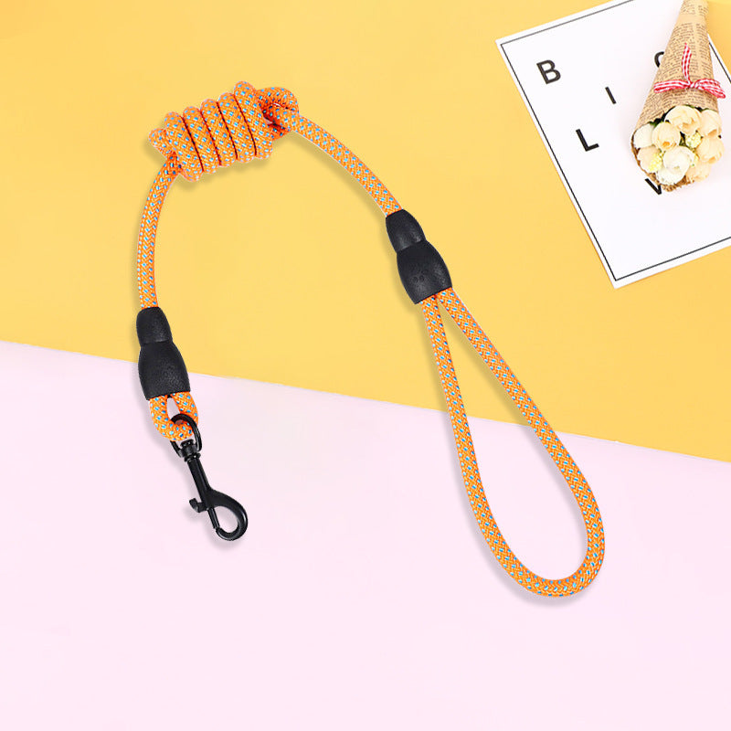 Adjustable Nylon Pet Leash – Durable Woven Traction Rope