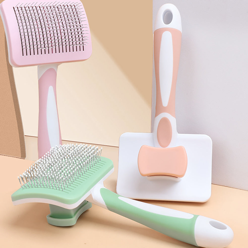 Self-Cleaning Slicker Brush – Hair Remover