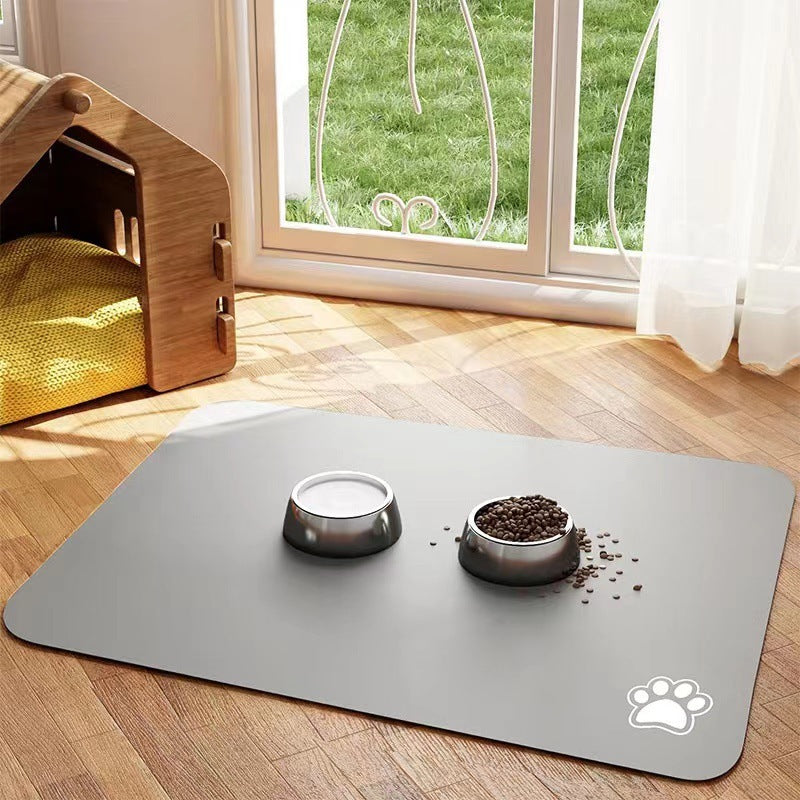 Pet Diatomaceous Earth Feeding Mat Waterproof Quick Dry Placemat