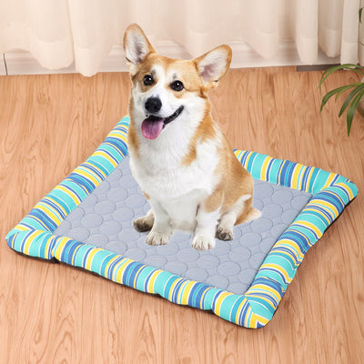 Cooling Dog Mat for Summer Kennel Crate and Car Travel
