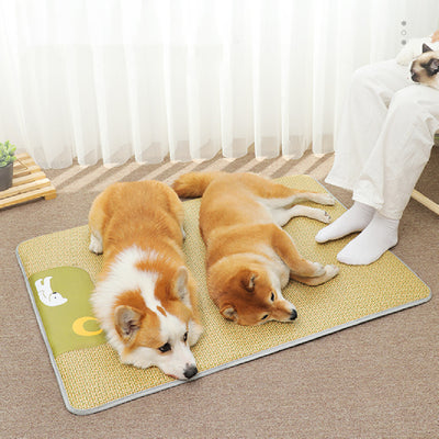 Summer Cooling Dog Mat – Breathable Indoor Sleeping Pad