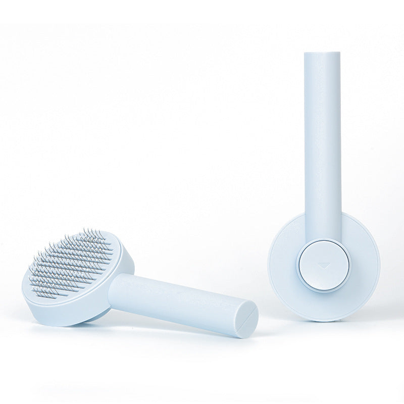 Self-Cleaning Pet Needle Comb – Hair Remover Brush