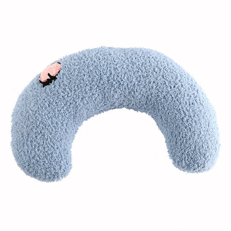 Soft U-Shaped Pet Pillow – Washable Neck & Headrest Cushion