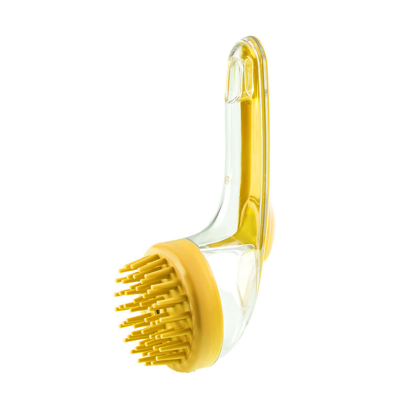 Long Handle Pet Bath Brush – Grooming Comb