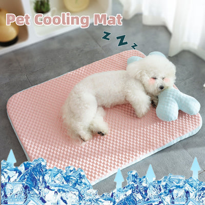 Breathable Cooling Dog Bed – Washable Summer Sleeping Mat for Pets