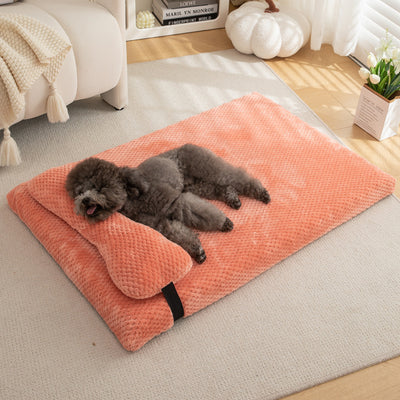 Winter Warm Pet Mat – Comfortable Pineapple Plaid Bed for Cats & Dogs