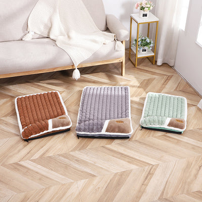 Large Rabbit Fur Pet Floor Mat Soft Plush Rug