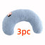 Soft U-Shaped Pet Pillow – Washable Neck & Headrest Cushion