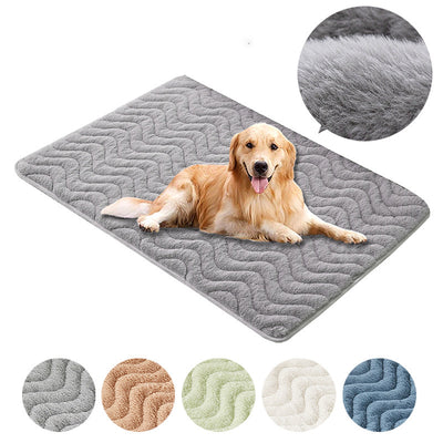 Plush Thickened Pet Sleeping Mat – Warm Cushion for Dogs & Cats