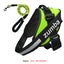 Reflective Adjustable Dog Harness & Leash Set – Personalized