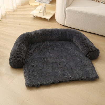 Plush Winter Dog Sofa Cushion