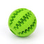 Rubber Dog Treat Ball – Mint Scent Food Dispensing Toy