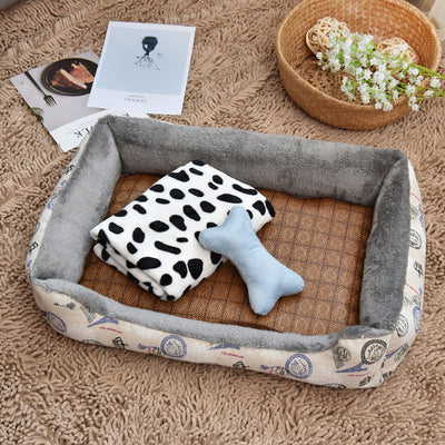Luxury Pet Bed for Dogs & Cats – Soft Washable Doghouse Nest