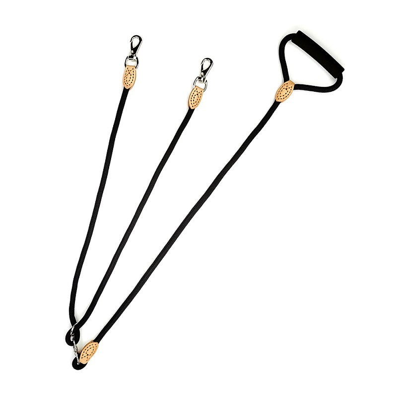 Anti-Tangle Dog Leash – Durable Rope with Soft Foam Handle