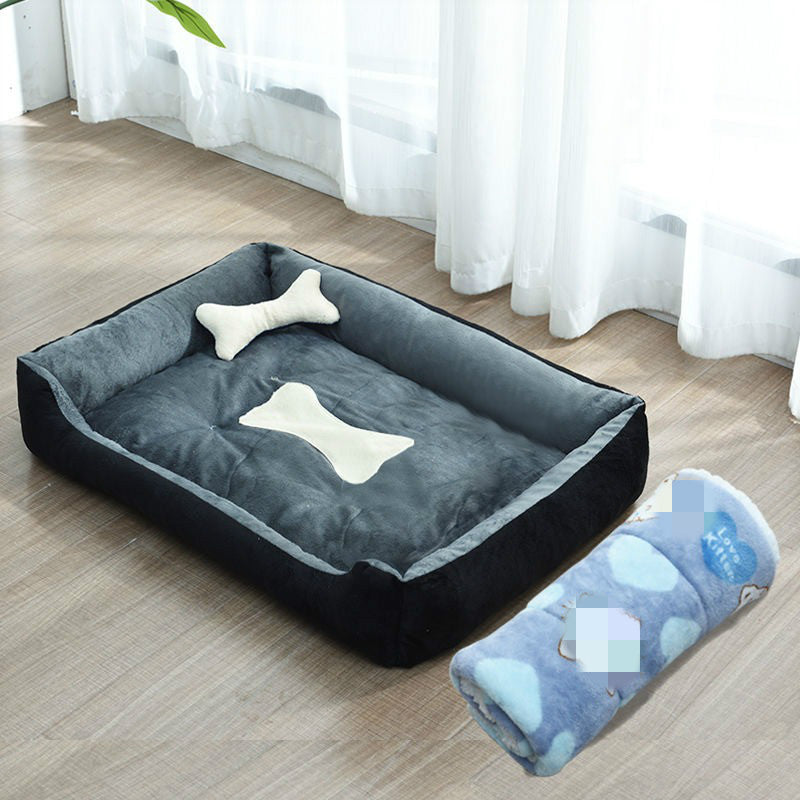 Four Seasons Dog Bed & Mat – Kennel for Golden Retriever & All Breeds